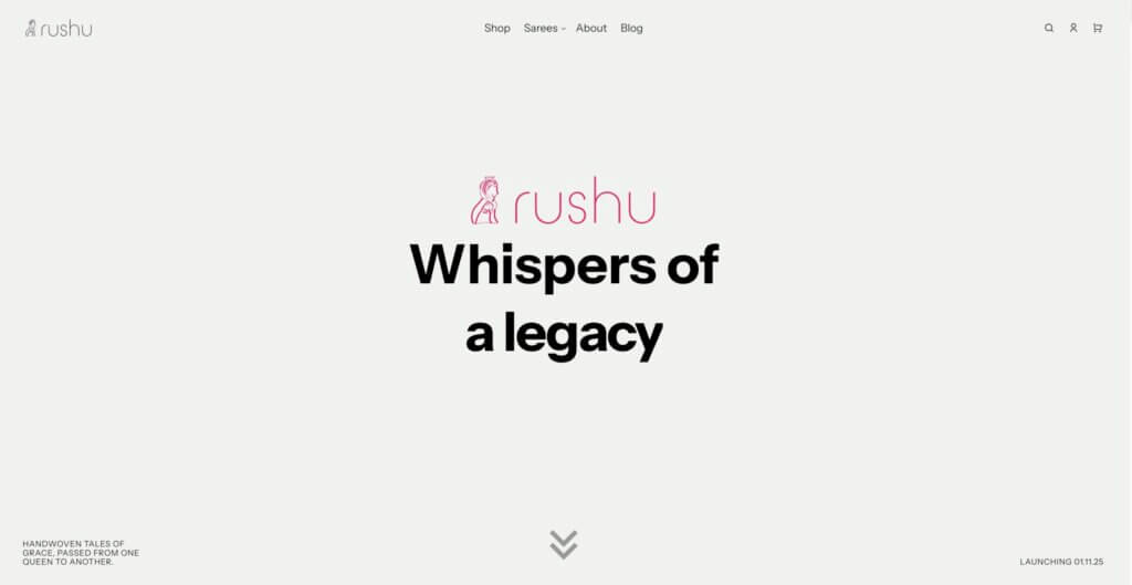 Rushu by Shuchi Premium Handloom Sarees2025