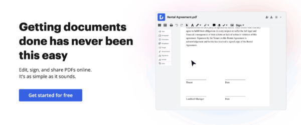 Sign PDF Documents DocHub2025