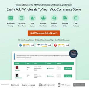 Wholesale Suite 1 WooCommerce Wholesale Plugin For B2B2025