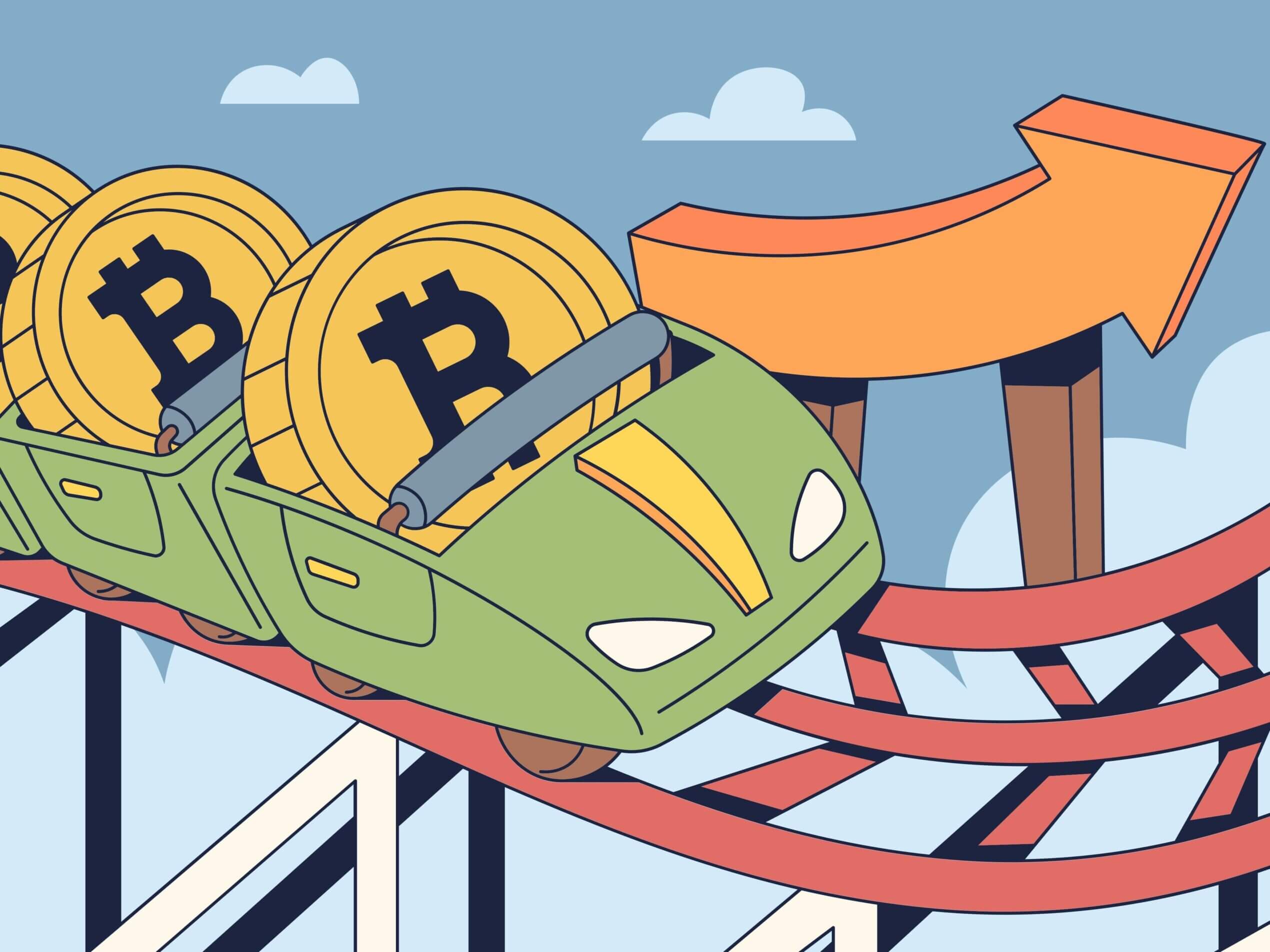 a green car with bitcoins on top of it aQg4uNGF1W4