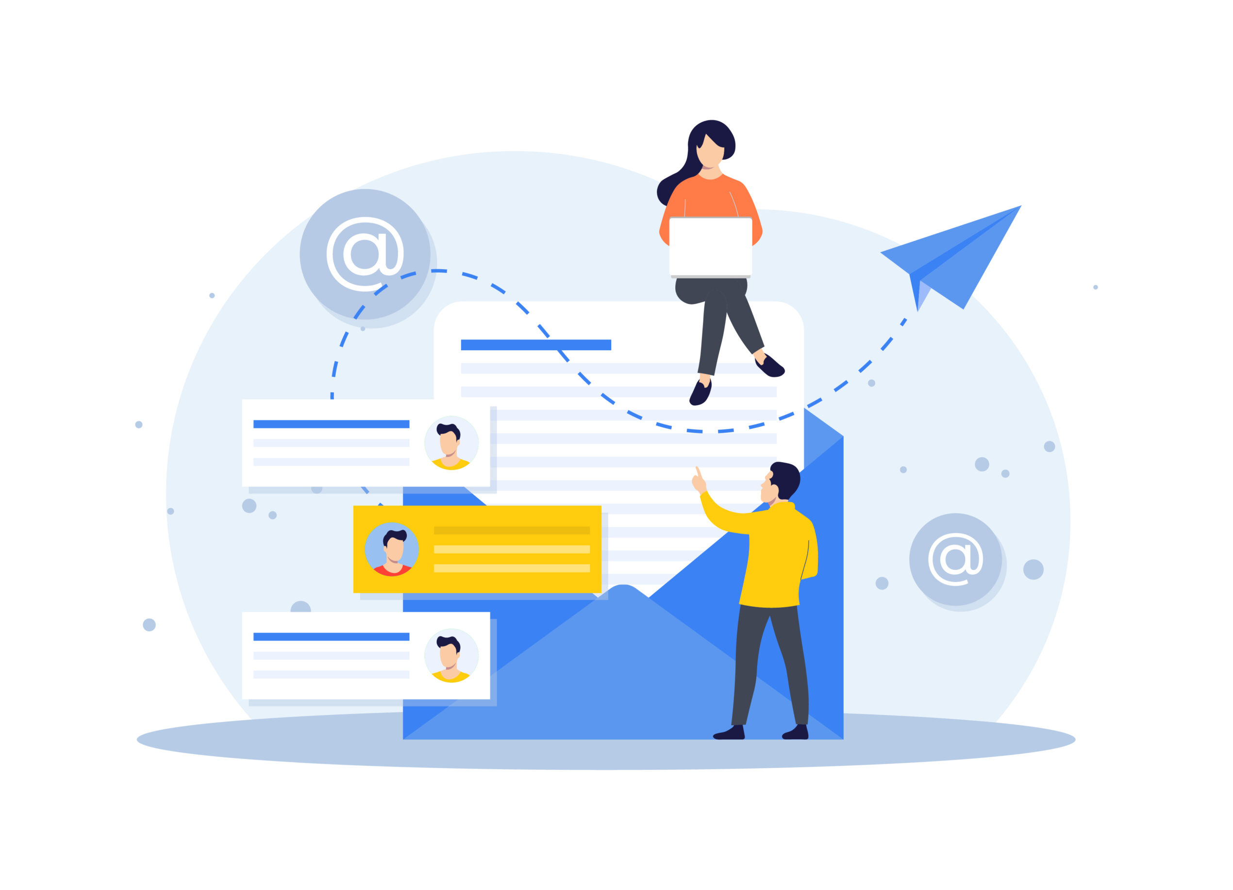 email outreach illustration