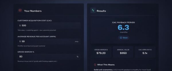 cac payback calculator