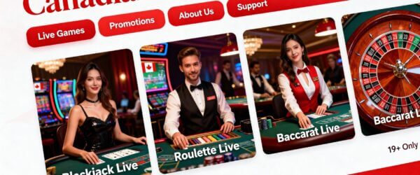 live casino website in canada