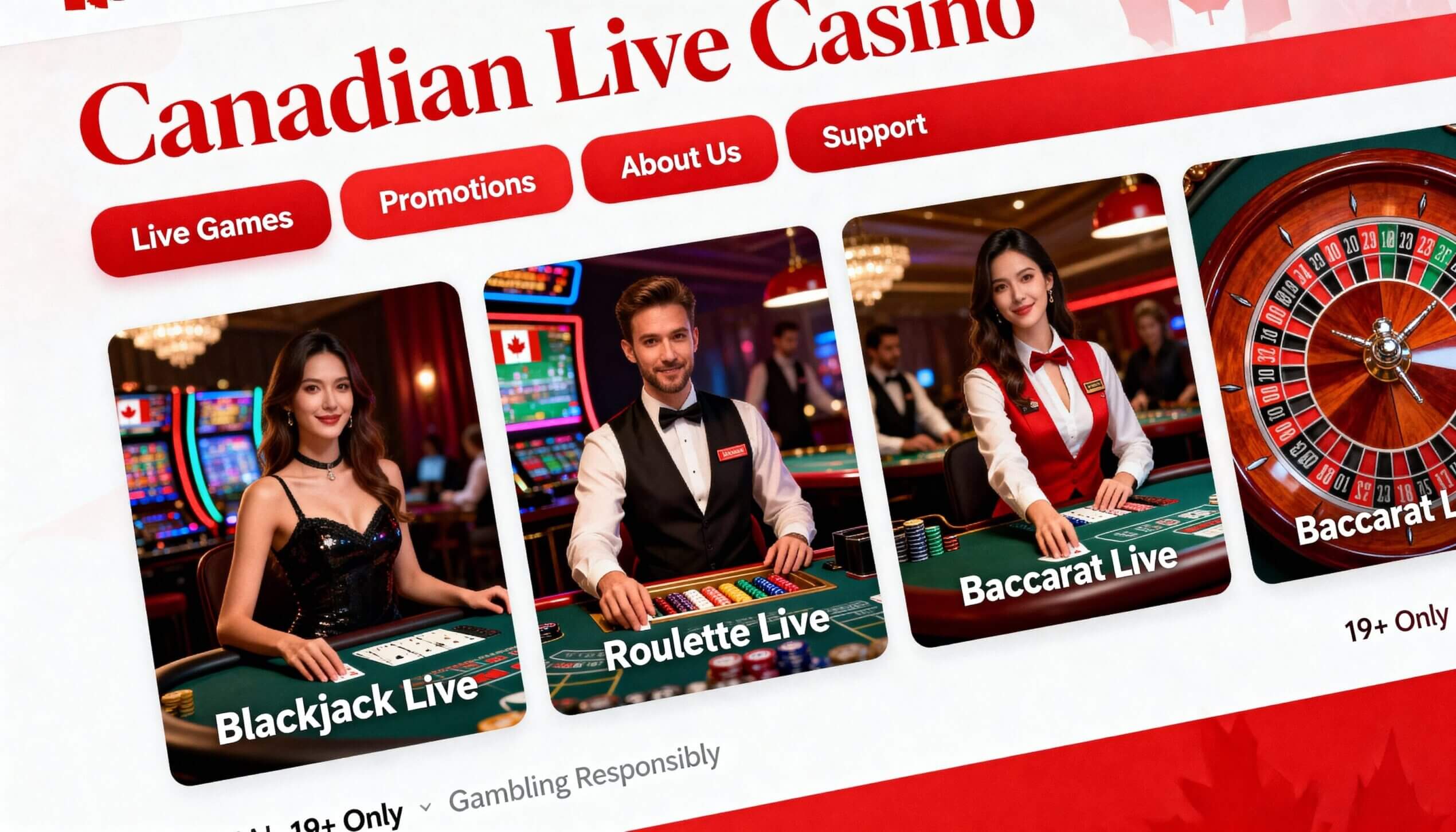live casino website in canada
