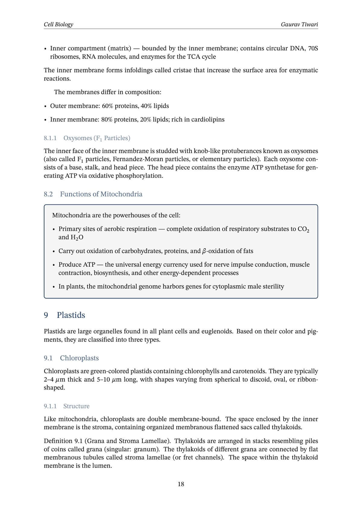 Cell Biology - Page 20