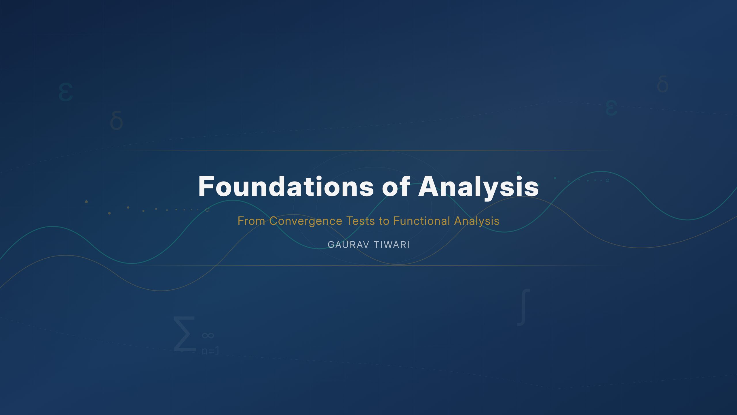Foundations of Analysis