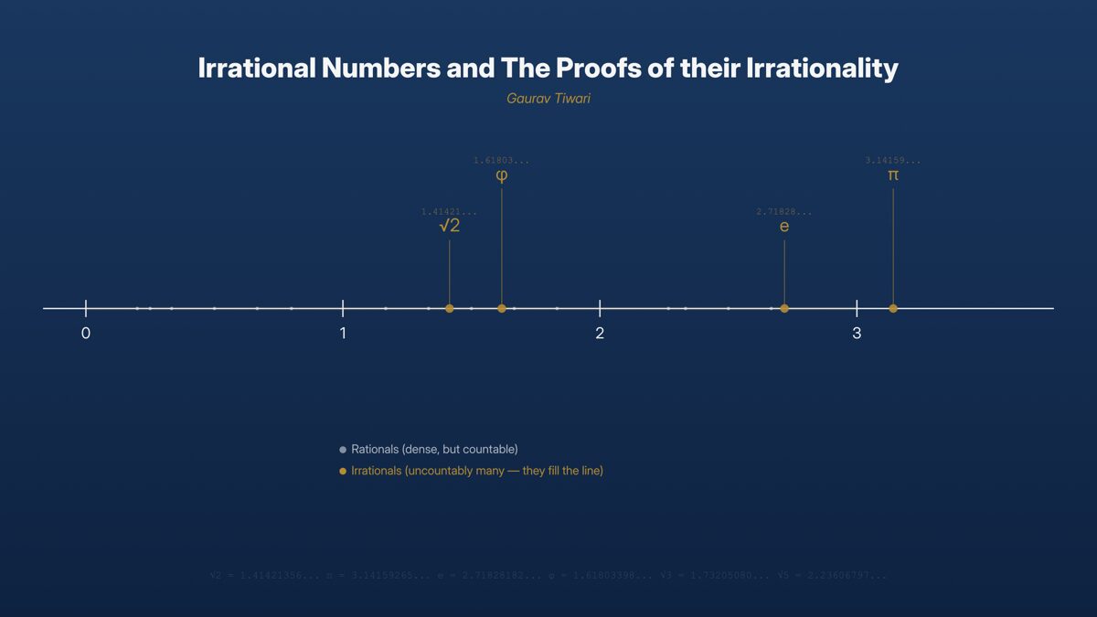 Proofs of Irrationality