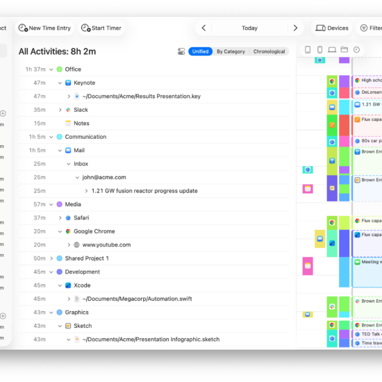 Timing app automatic time tracking for Mac